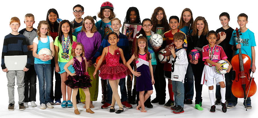 Group of Elementary Students